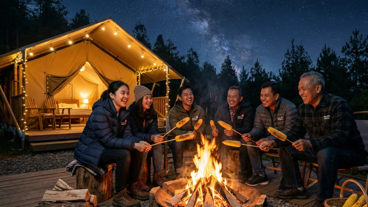 Fasilitas Glamping Relaksasi