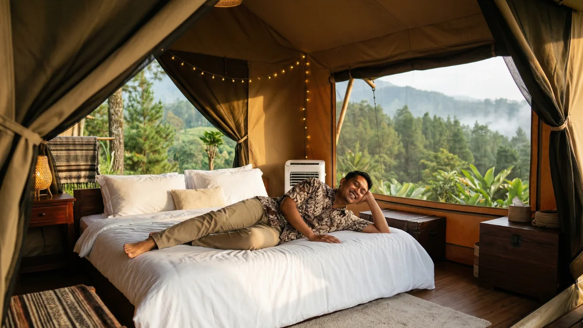 Sensasi Menginap di Tenda Kemah Mewah Dibandingkan Hotel Bintang Lima