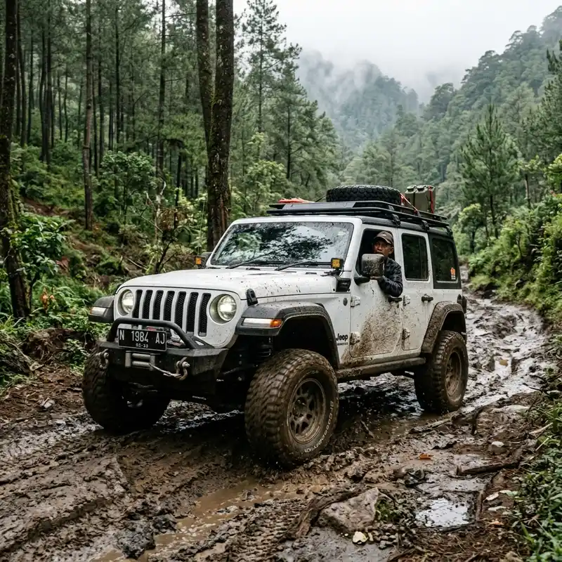 Keseruan Offroad Jeep Alternatif Bromo Malang
