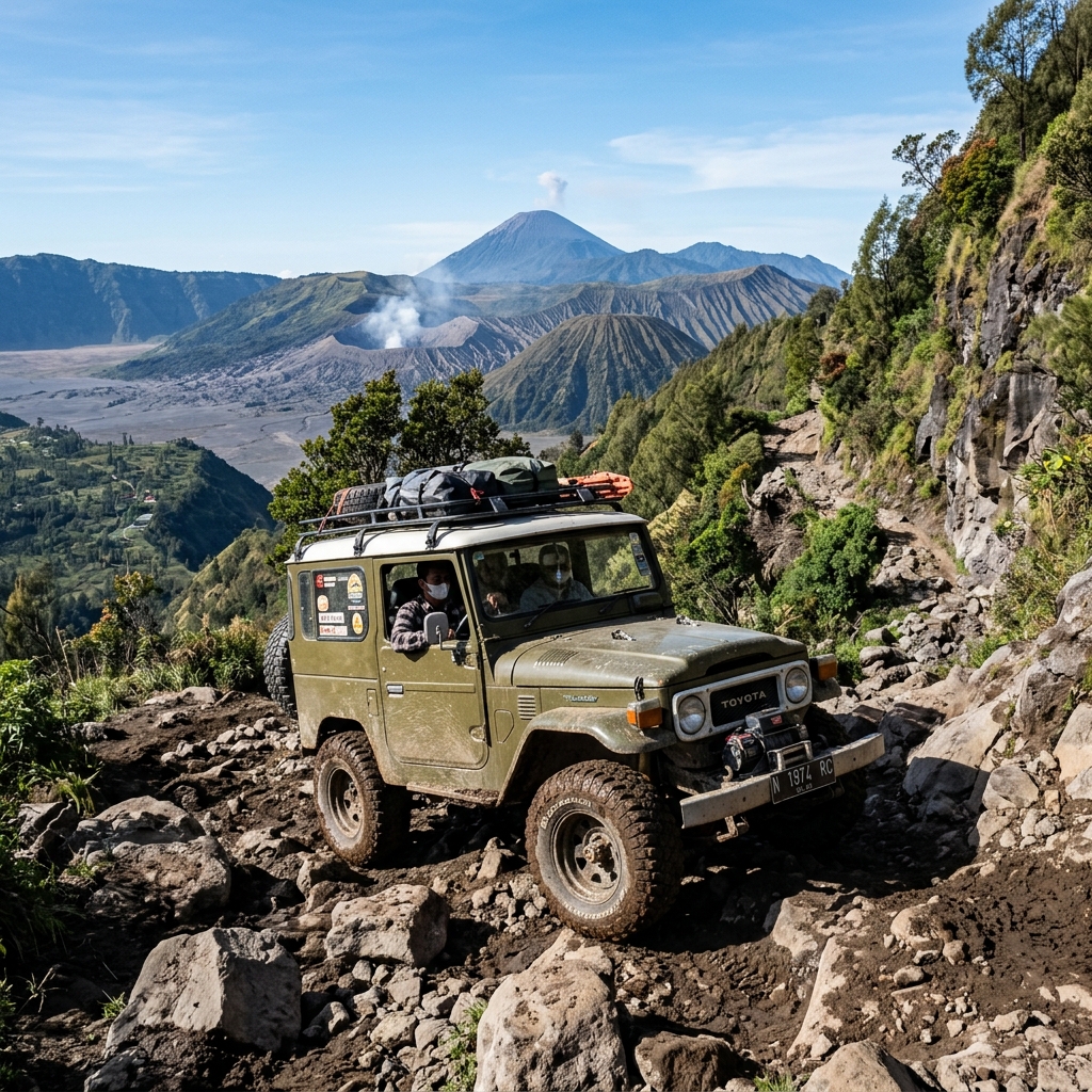 Keseruan Offroad di Batu Malang