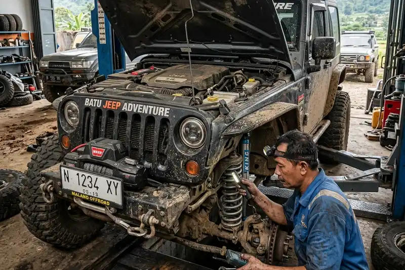 Persiapan Kendaraan untuk Jalur Offroad Ekstrem