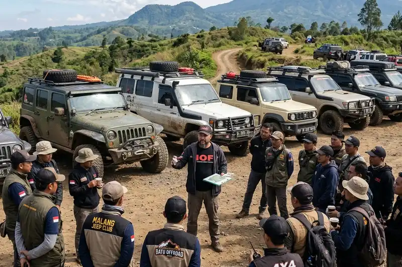 Briefing keselamatan komunitas offroad